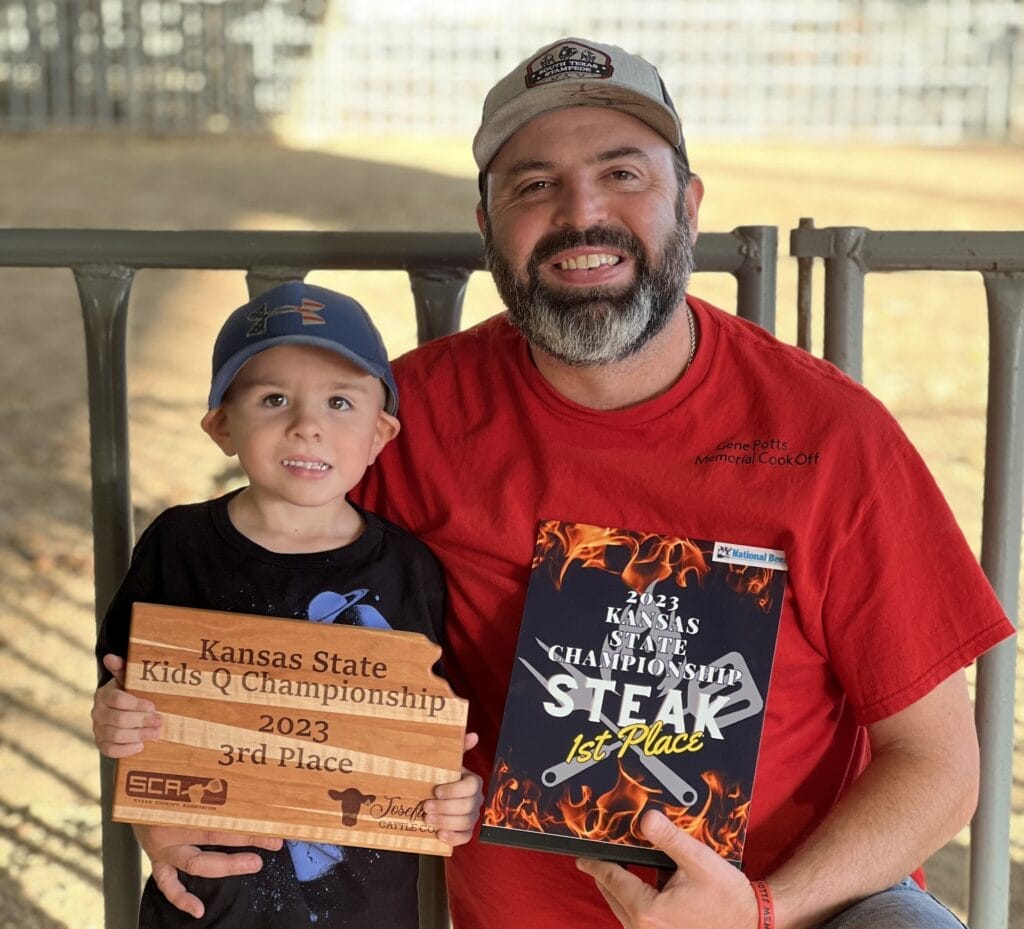 Doug and Eastyn in Kansas