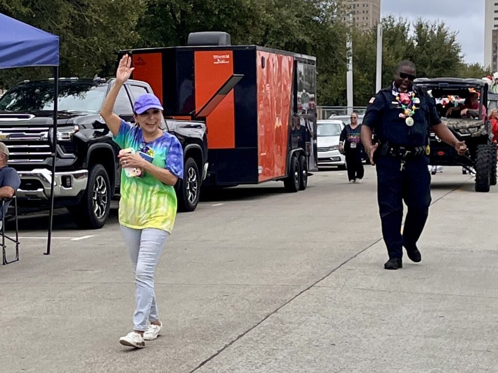 Norma Leading the Parade