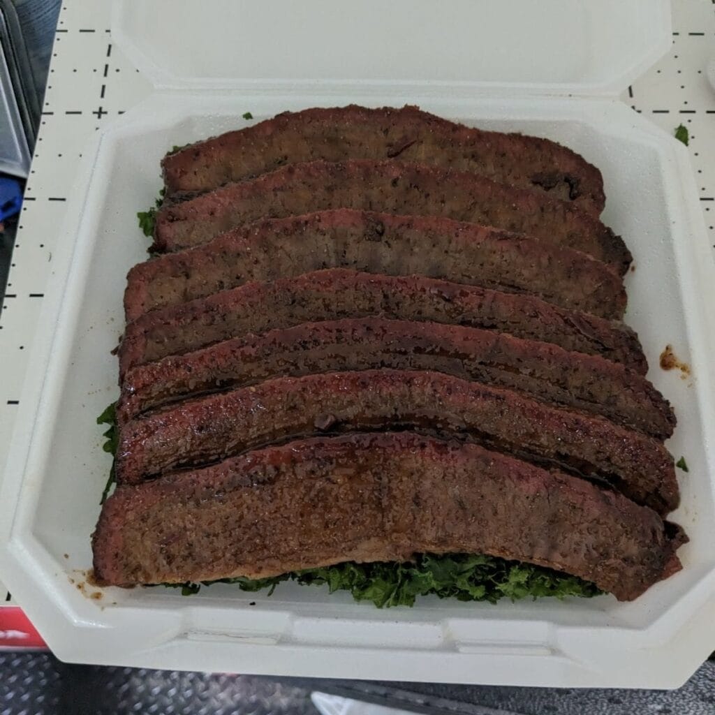 Garza's Brisket Turn-in Box