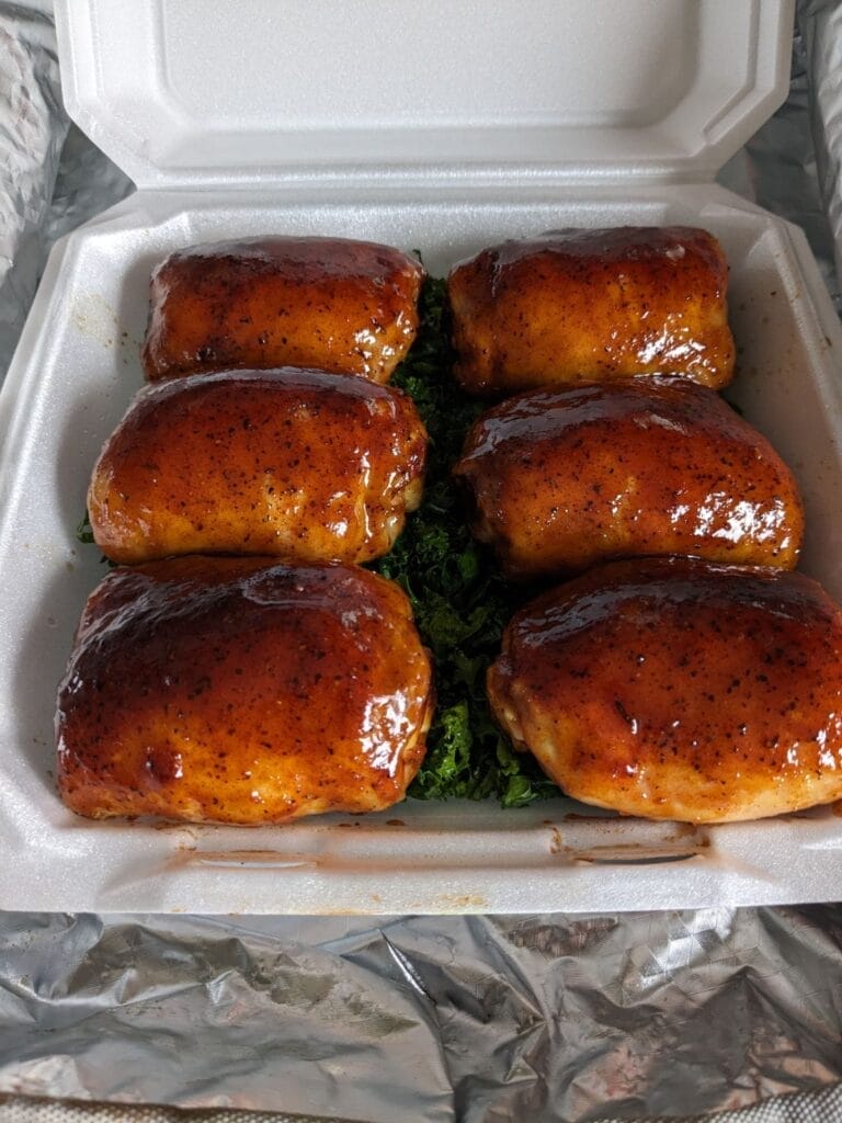 Garza's Chicken Turn-in Box