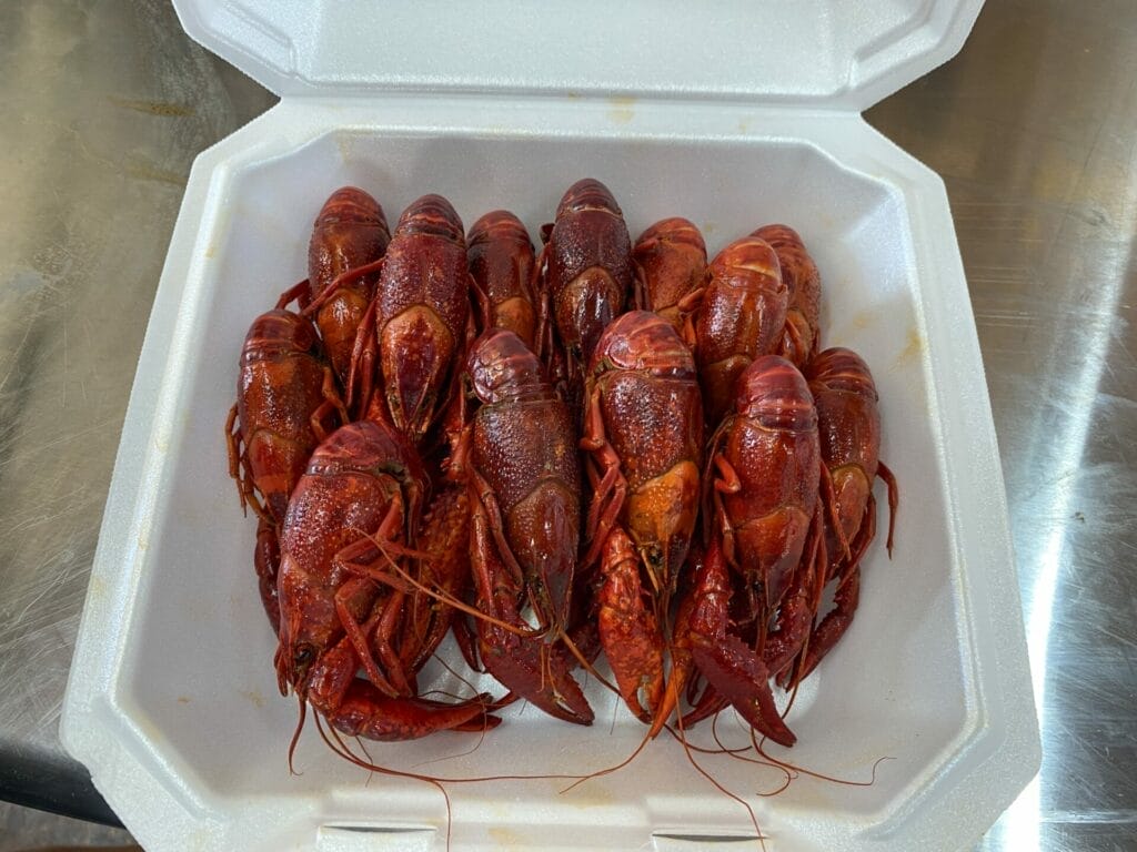 Crawfish turn-in box