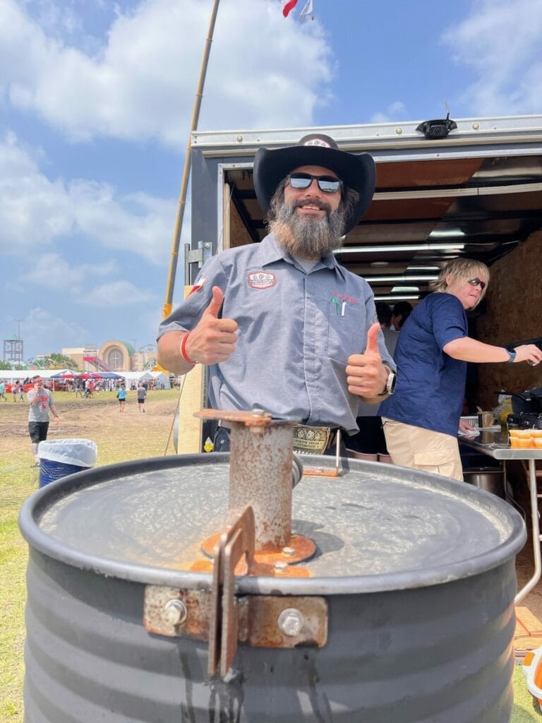 Alfred taking over and completing the brisket